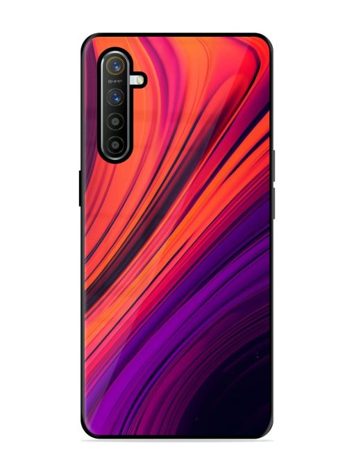 Crimson Curls Glossy Soft Edge Case for Realme X2 Chachhi