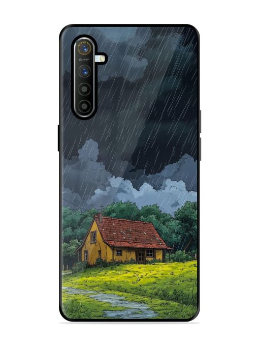 Rainy Day Retreat Glossy Soft Edge Case for Realme X2 Chachhi