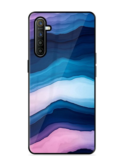 Oceanic Layers Glossy Soft Edge Case for Realme X2 Chachhi