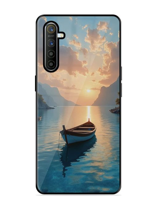 Serene Sunset Glossy Soft Edge Case for Realme X2 Chachhi