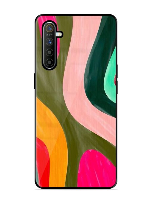 Wavy Wonder Glossy Soft Edge Case for Realme X2 Chachhi