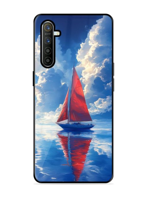 Crimson Sails Glossy Soft Edge Case for Realme X2 Chachhi