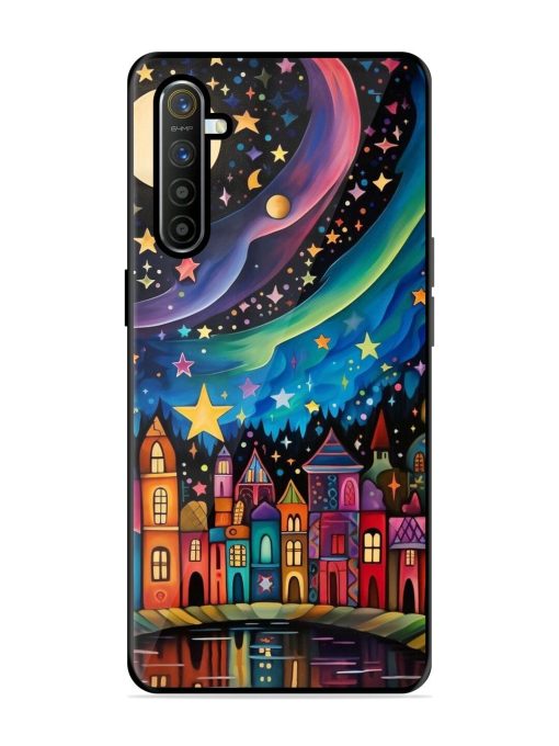 Starlit Village Glossy Soft Edge Case for Realme X2