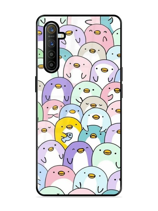 Penguin Party Glossy Soft Edge Case for Realme X2 Chachhi