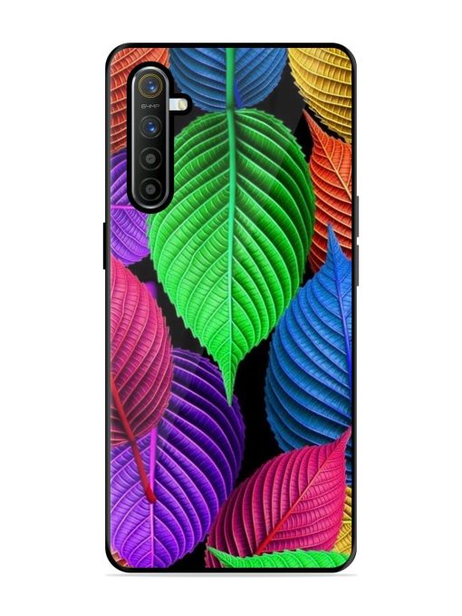 Rainbow Leaf Symphony Glossy Soft Edge Case for Realme X2 Chachhi