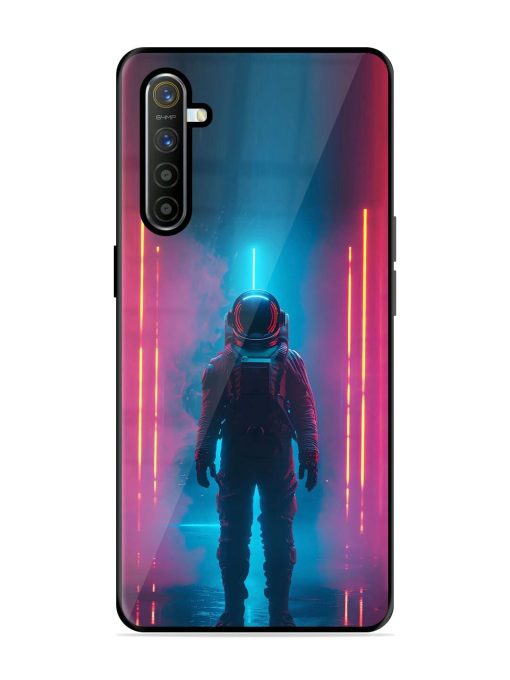 Neon Astronaut Glossy Soft Edge Case for Realme X2 Chachhi