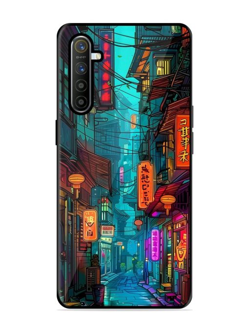 Neon Nightscape Glossy Soft Edge Case for Realme X2 Chachhi