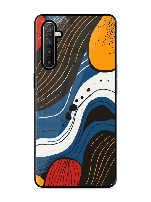 Abstract Expression Glossy Soft Edge Case for Realme X2 Chachhi