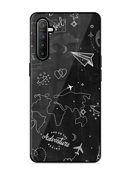 Wanderlust Sketchbook Glossy Soft Edge Case for Realme X2