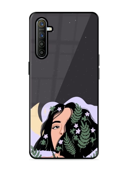 Lunar Lullaby Glossy Soft Edge Case for Realme X2 Chachhi