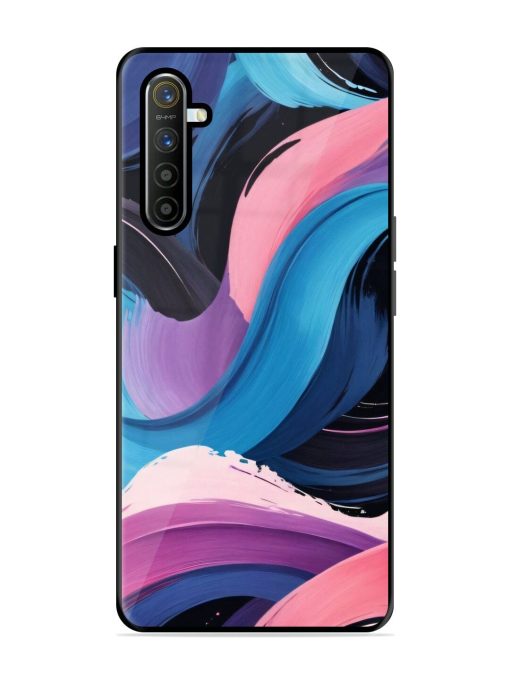 Whimsical Waves Glossy Soft Edge Case for Realme X2 Chachhi