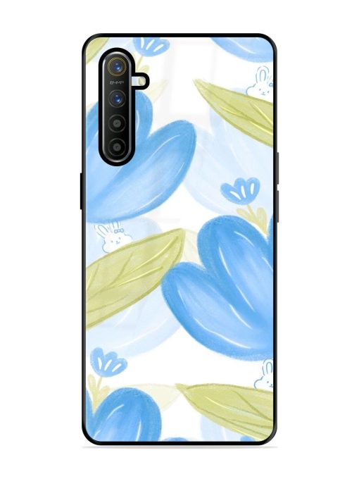 Bunny'S Blue Garden Glossy Soft Edge Case for Realme X2 Chachhi