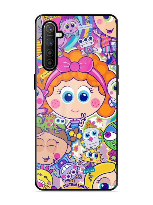 Distroller Friends Glossy Soft Edge Case for Realme X2 Chachhi