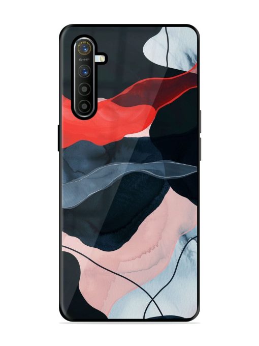 Dark Currents Glossy Soft Edge Case for Realme X2 Chachhi