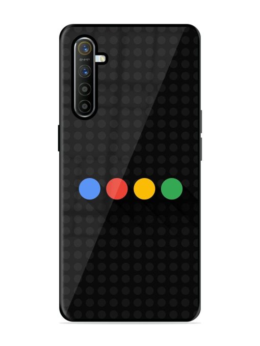 Google Dots Glossy Soft Edge Case for Realme X2 Chachhi