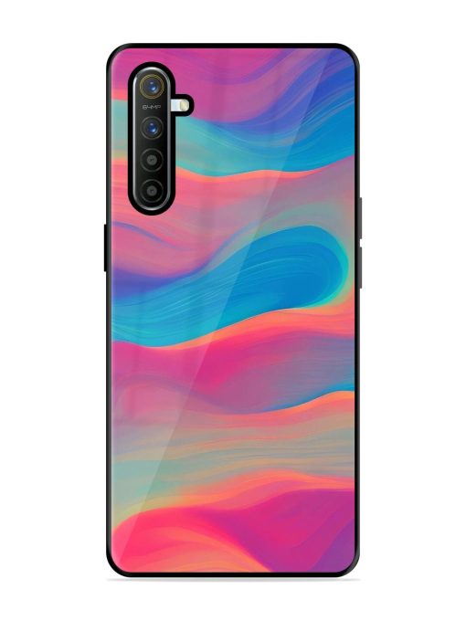 Wavy Wonder Glossy Soft Edge Case for Realme X2 Chachhi