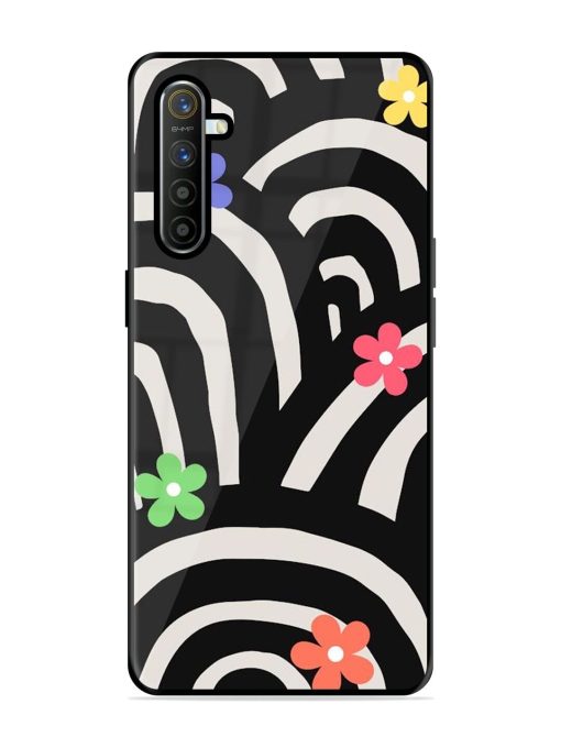 Rainbow Arcs Glossy Soft Edge Case for Realme X2 Chachhi