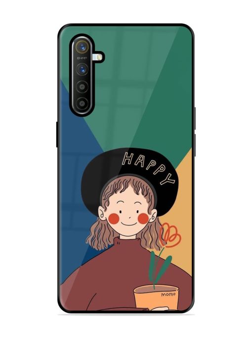 Happy Momo Glossy Soft Edge Case for Realme X2 Chachhi