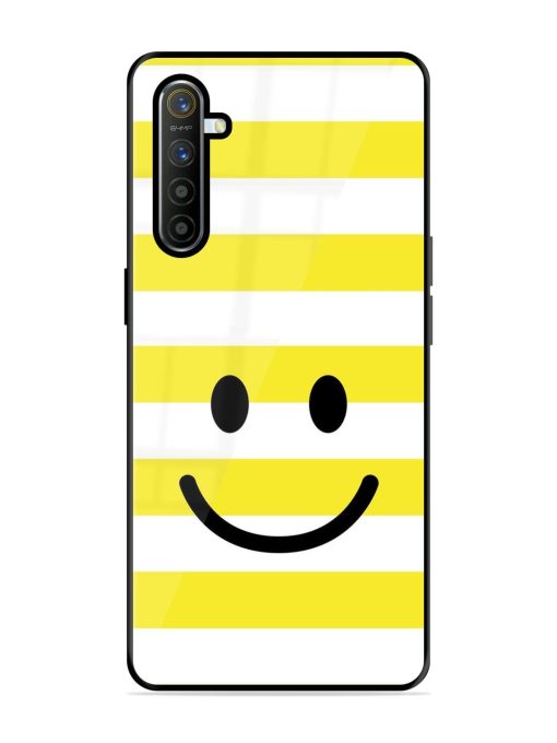 Smiling Stripes Glossy Soft Edge Case for Realme X2 Chachhi