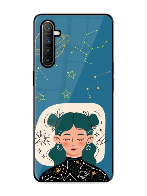 Cosmic Daydreamer Glossy Soft Edge Case for Realme X2 Chachhi