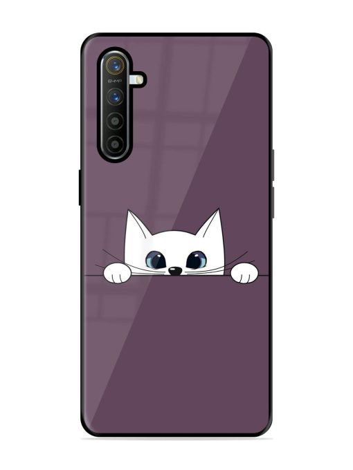 Peek-A-Boo Kitty Glossy Soft Edge Case for Realme X2 Chachhi