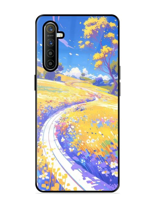 Vibrant Spring Meadow Glossy Soft Edge Case for Realme X2