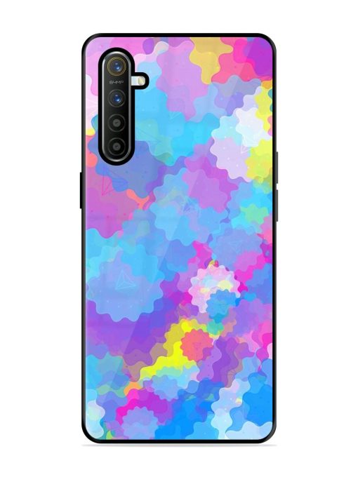 Psychedelic Cloud Burst Glossy Soft Edge Case for Realme X2 Chachhi