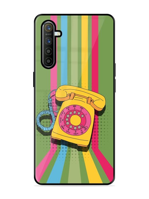 Retro Dialer Glossy Soft Edge Case for Realme X2 Chachhi