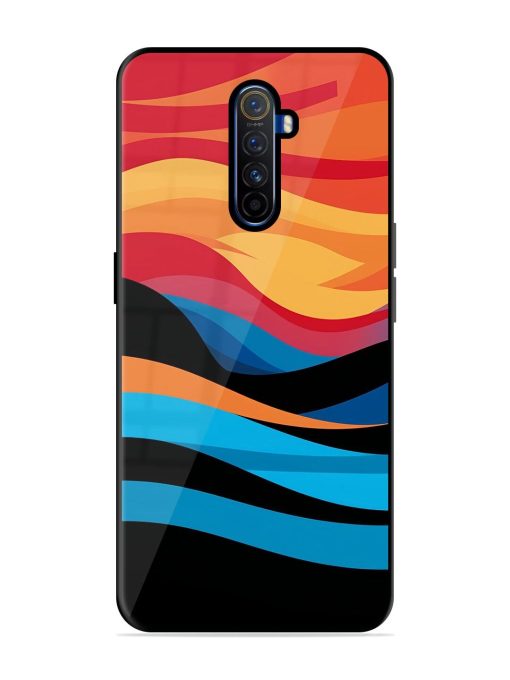 Blazing Currents Glossy Soft Edge Case for Realme X2 Pro Chachhi