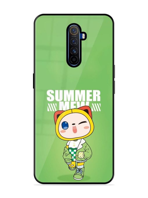 Purrfect Summer Glossy Soft Edge Case for Realme X2 Pro Chachhi