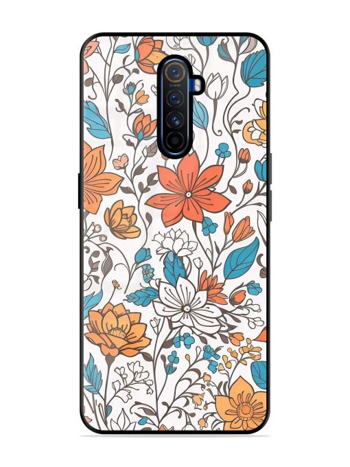 Floral Symphony Glossy Soft Edge Case for Realme X2 Pro Chachhi