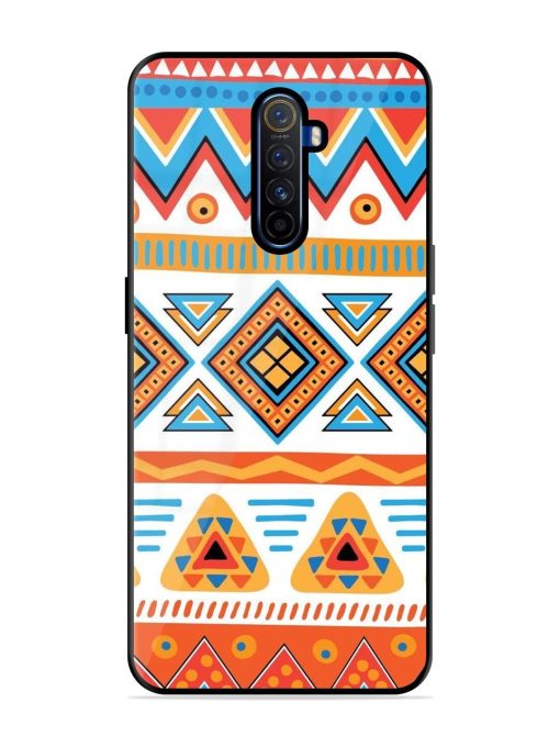 Vibrant Tribal Pattern Glossy Soft Edge Case for Realme X2 Pro Chachhi