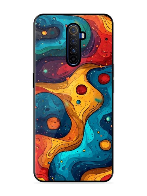 Cosmic Swirl Glossy Soft Edge Case for Realme X2 Pro Chachhi