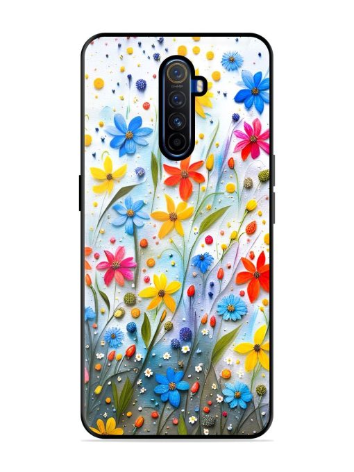 Vibrant Floral Glossy Soft Edge Case for Realme X2 Pro Chachhi