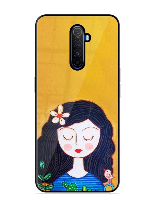 Girl Illustration Glossy Soft Edge Case for Realme X2 Pro Chachhi