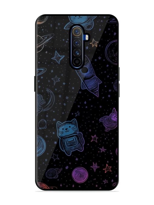 Cosmic Cat Chaos Glossy Soft Edge Case for Realme X2 Pro Chachhi