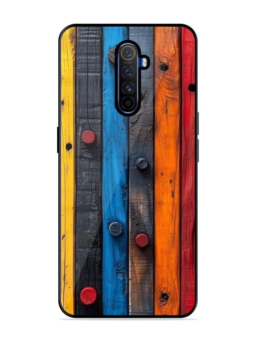 Rainbow Plank Glossy Soft Edge Case for Realme X2 Pro Chachhi