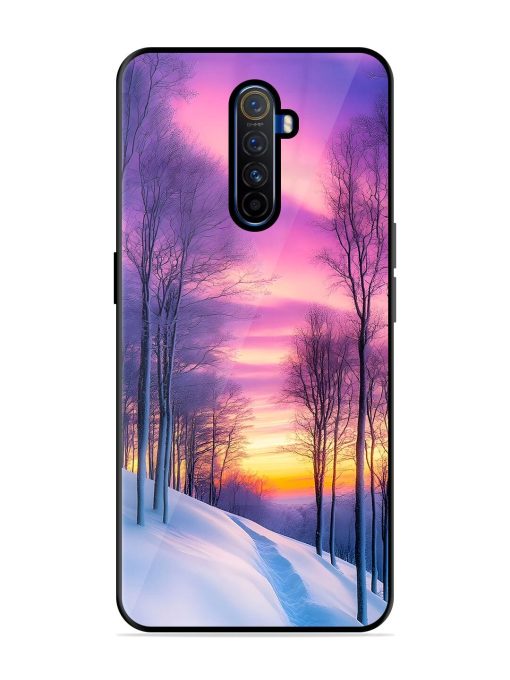 Winter'S Purple Haze Glossy Soft Edge Case for Realme X2 Pro Chachhi