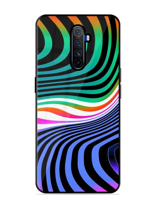 Psychedelic Waves Glossy Soft Edge Case for Realme X2 Pro Chachhi