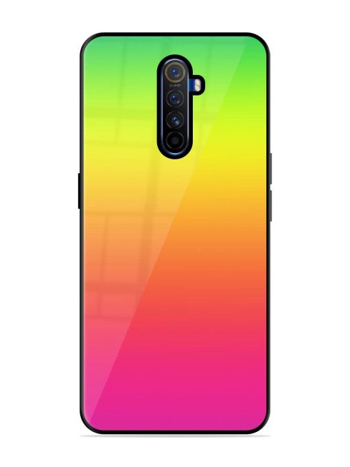 Rainbow Gradient Glossy Soft Edge Case for Realme X2 Pro Chachhi