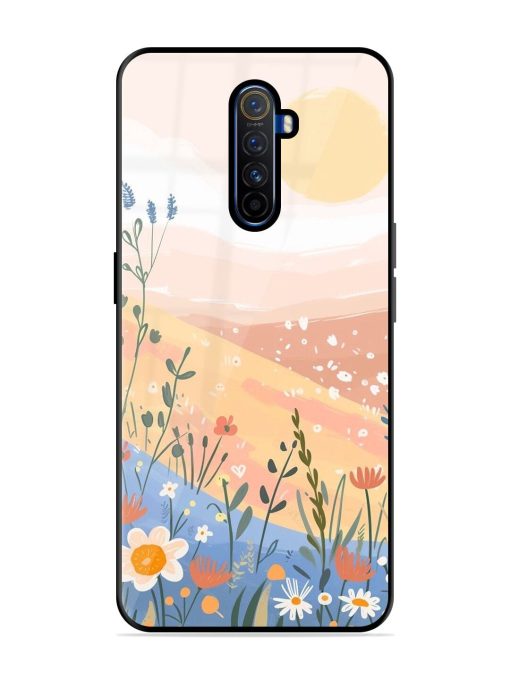 Golden Hour Blooms Glossy Soft Edge Case for Realme X2 Pro Chachhi