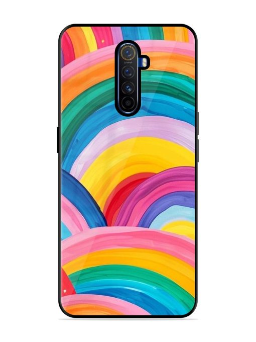 Rainbow Cascade Glossy Soft Edge Case for Realme X2 Pro Chachhi