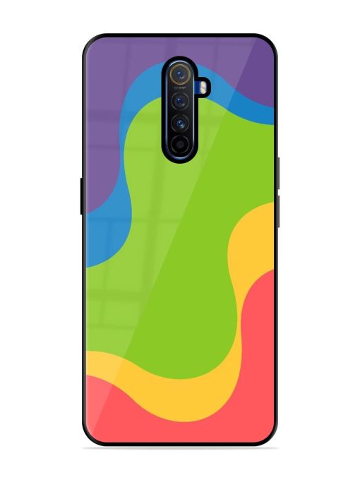 Wavy Rainbow Wonderland Glossy Soft Edge Case for Realme X2 Pro Chachhi