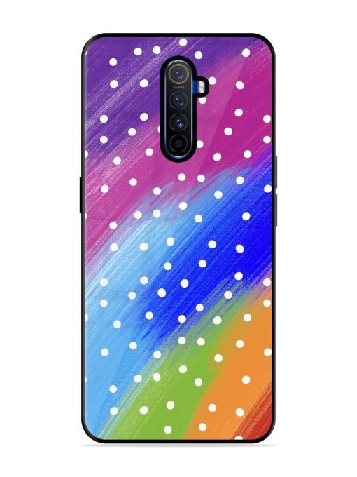 Rainbow Polka Dot Dream Glossy Soft Edge Case for Realme X2 Pro Chachhi