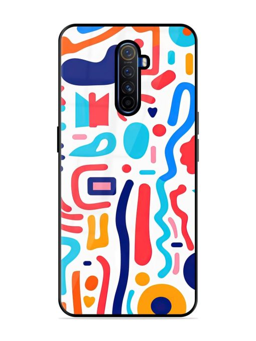 Whimsical Doodle Chaos Glossy Soft Edge Case for Realme X2 Pro Chachhi