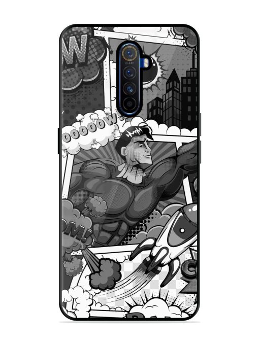 Comic Book Chaos Glossy Soft Edge Case for Realme X2 Pro Chachhi