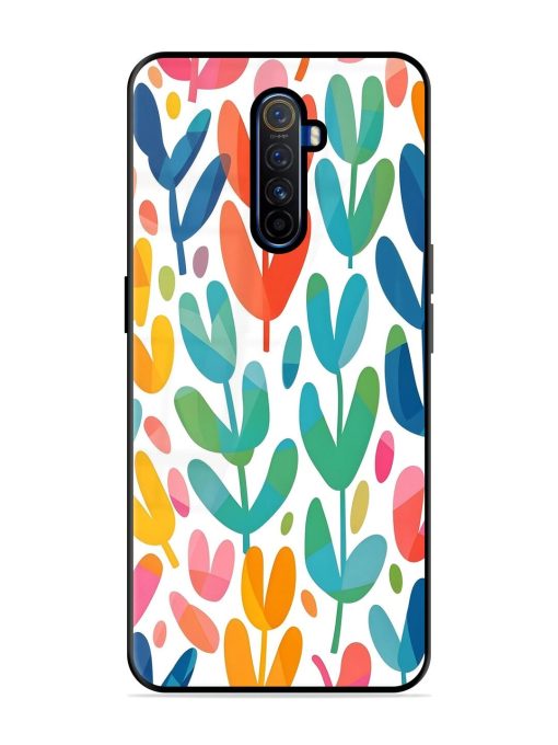 Rainbow Of Blooms Glossy Soft Edge Case for Realme X2 Pro Chachhi