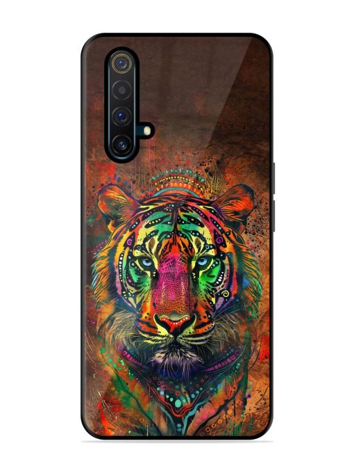 Cosmic Tiger Glossy Soft Edge Case for Realme X3 Chachhi