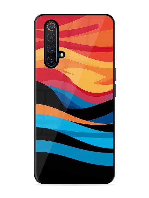 Blazing Currents Glossy Soft Edge Case for Realme X3 Chachhi