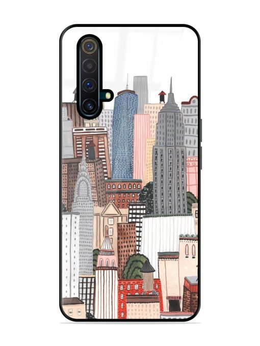 Cityscape Dreams Glossy Soft Edge Case for Realme X3 Chachhi